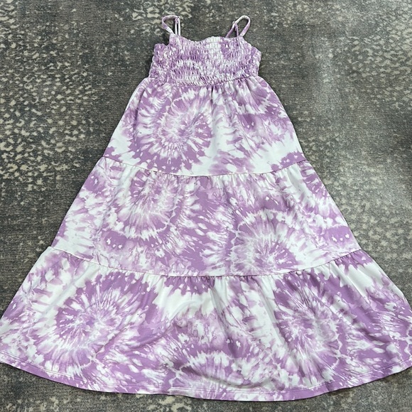32 COOL TIE DYED KIDS DRESS XS5-6 - Picture 3 of 6